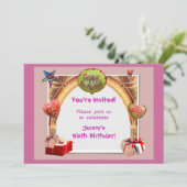 Invitation d'anniversaire (Debout devant)