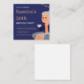 Invitation d'anniversaire  (Devant / Derrière)