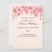 Invitation d'anniversaire (Devant)