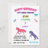 Invitation d'anniversaire (Devant)