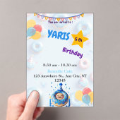invitation d'anniversaire (In situ (ordinateur de poche))