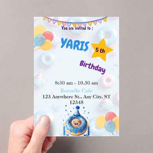 invitation d'anniversaire (In situ (ordinateur de poche))