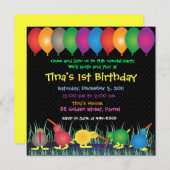 Invitation d'anniversaire : 010 Kiwi (Devant / Derrière)