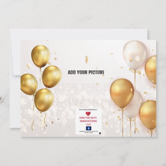 INVITATION D'ANNIVERSAIRE 1 (Dos)