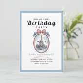 Invitation d'anniversaire 10 ans pour filles du Ch (Debout devant)