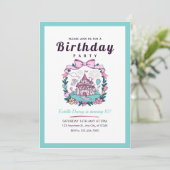Invitation d'anniversaire 10 ans pour filles du Ch (Debout devant)