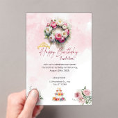 Invitation d'anniversaire 15 ans Princesse Pastel (In situ (ordinateur de poche))