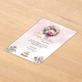 Invitation d'anniversaire 15 ans Princesse Pastel (Poser)