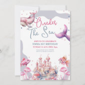 Invitation d'anniversaire 1 an One-der sea (Devant)