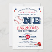 Invitation d'anniversaire 1 an pour enfants de bas (Devant)