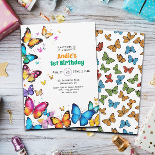 Invitation d'anniversaire 1ère année La Joie des P