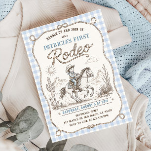 Invitation d'anniversaire 1ère pour le premier rod