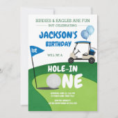 Invitation d'anniversaire 1ère pour un parcours de (Devant)