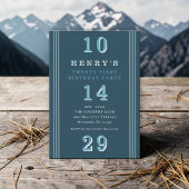 Invitation d'anniversaire 21 ans avec QR Code de l