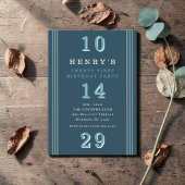 Invitation d'anniversaire 21 ans avec QR Code de l