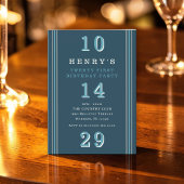 Invitation d'anniversaire 21 ans avec QR Code de l