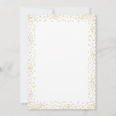 Invitation d'anniversaire 21 ans Classic Gold (Dos)