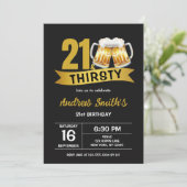 Invitation d'anniversaire 21 & SOIF-21 (Debout devant)