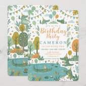 Invitation d'anniversaire - 2 ans - À plus tard Al (Devant / Derrière)
