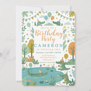 Invitation d'anniversaire - 2 ans - À plus tard Al
