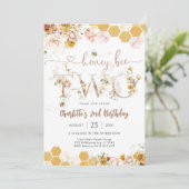 Invitation d'anniversaire 2 ans de Honey Bee (Debout devant)
