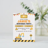 Invitation d'anniversaire 2 ans Garçons Camion de (Debout devant)
