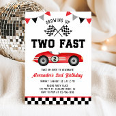 Invitation d'anniversaire 2 ans pour une voiture d