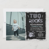 Invitation d'anniversaire 2 ans Rockstar Drumset A (Devant)