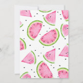 Invitation d'anniversaire 2 ans Two In A Melon Pas (Dos)