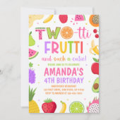 Invitation d'anniversaire 2 ans Two-tti Frutti (Devant)