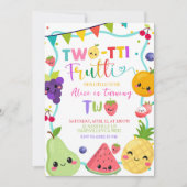 Invitation d'anniversaire 2 ans Twotti Frutti (Devant)