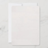 Invitation d'anniversaire 30 ans minimaliste (Dos)
