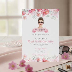 Invitation d'anniversaire 30 ans Princess Diaries