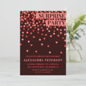 Invitation d'anniversaire 33 ans Surprise d'annive (Debout devant)