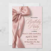 Invitation d'anniversaire 35 ans femmes (Devant)