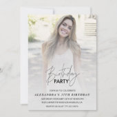 Invitation d'anniversaire 37 ans Fête d'anniversai (Devant)