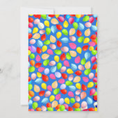 Invitation d'anniversaire 3 ans avec chat mignon e (Dos)