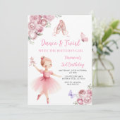 Invitation d'anniversaire 3 ans Danse et Tournoi d (Debout devant)