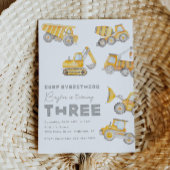 Invitation d'anniversaire 3 ans de construction