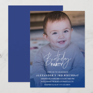 Invitation d'anniversaire 3 ans Fête d'anniversair
