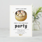 Invitation d'anniversaire 40 ans au Dim Sum Modern (Debout devant)