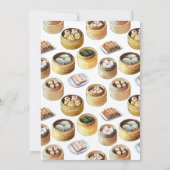 Invitation d'anniversaire 40 ans au Dim Sum Modern (Dos)