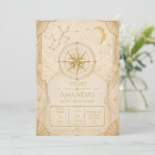Invitation d'anniversaire 40 ans Sagittaire | Cham (Debout devant)