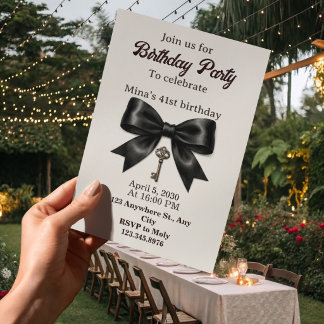 Invitation d'anniversaire 49 ans femmes