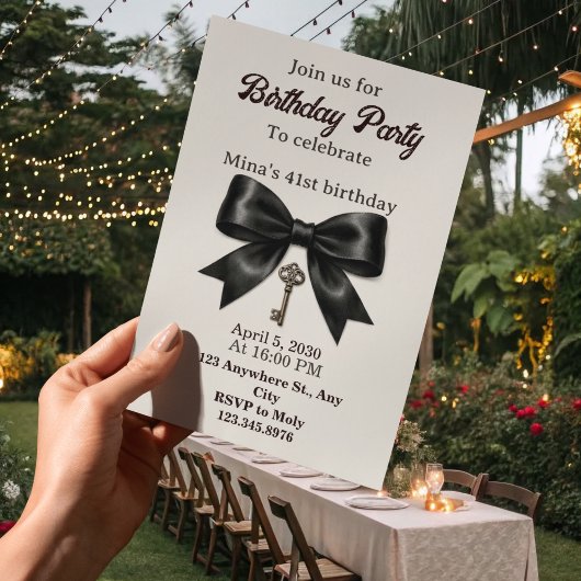 Invitation d'anniversaire 49 ans femmes