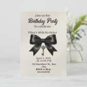 Invitation d'anniversaire 49 ans femmes (Debout devant)