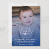 Invitation d'anniversaire 4 ans Fête d'anniversair (Devant)