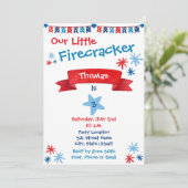 Invitation d'anniversaire 4 juillet (Debout devant)