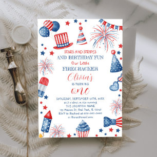 Invitation d'anniversaire 4 juillet