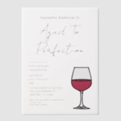 Invitation d'anniversaire 50 ans Aged To Perfectio (Recto)